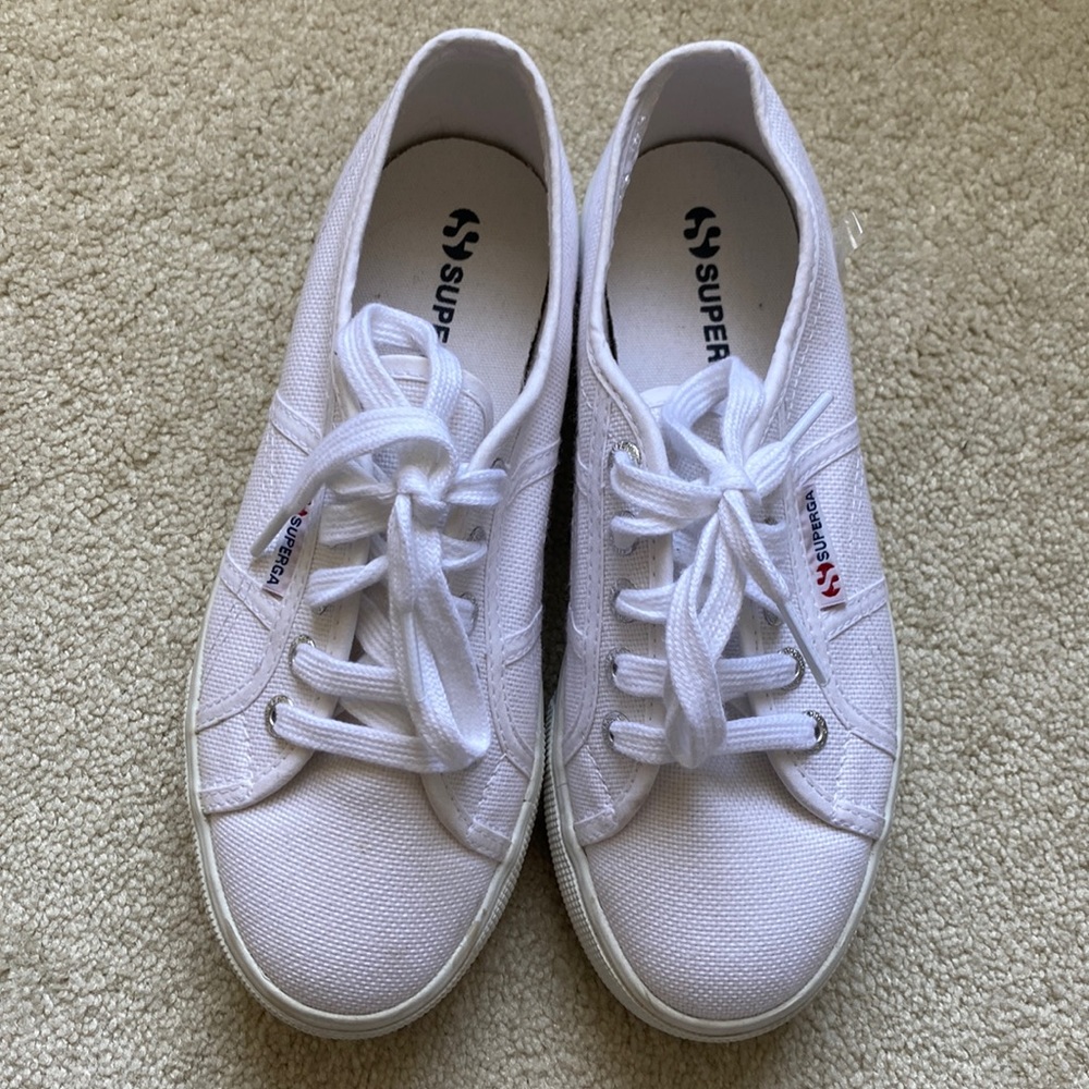 White superga high tops